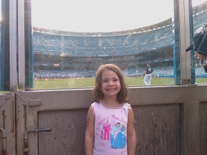 Annika in Monument Park!